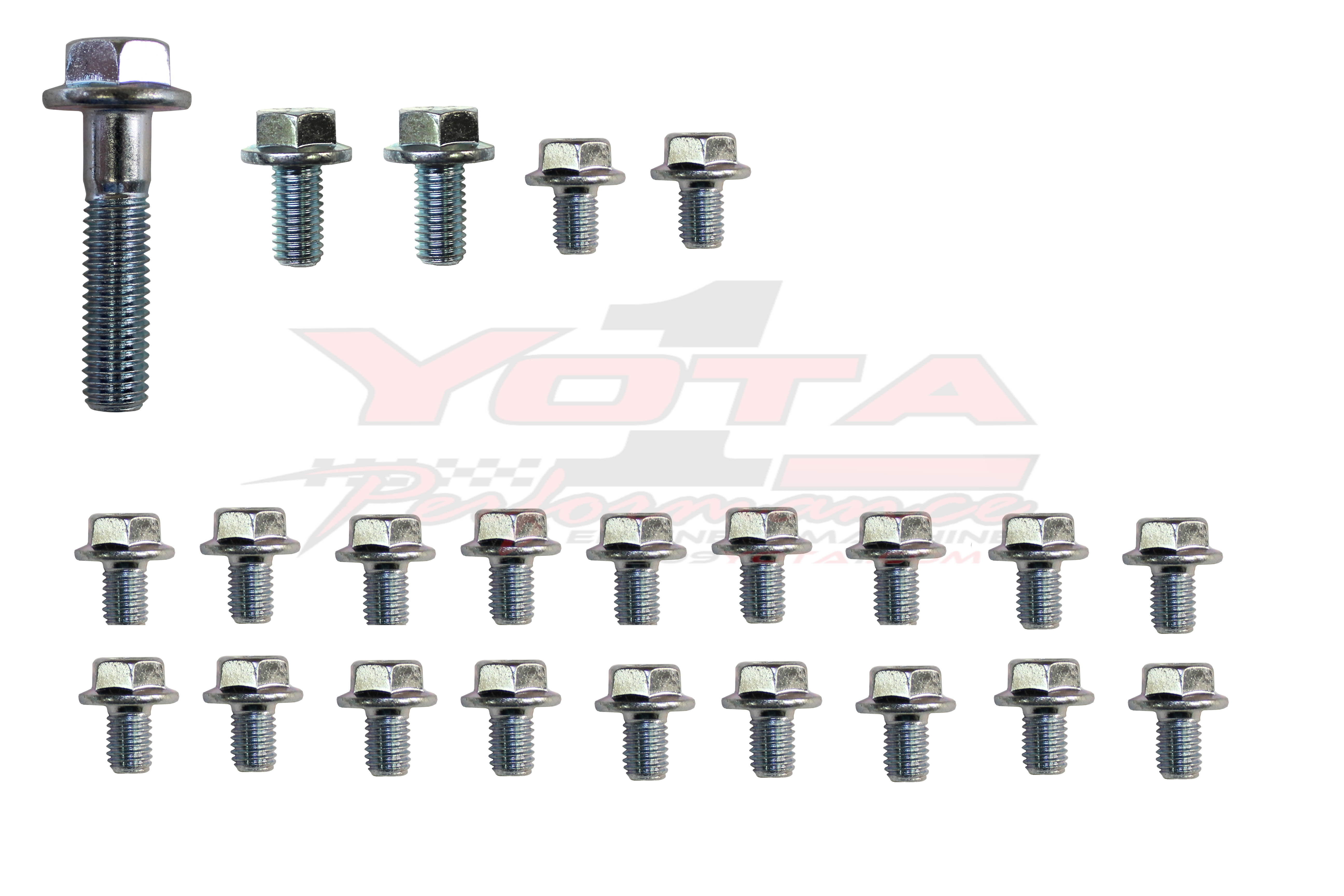 22R 22RE 2.4L Oil Pan Bolt Kit Toyota 2WD or 4WD
