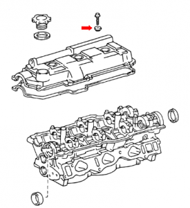 5VZ 3.4L Valve Cover Grommet Genuine 1994-2005 - Yota1 Performance, Inc.