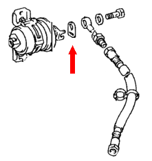 _ 2RZ 2.4L 3RZ 2.7L Fuel Line/Power Steering Washer