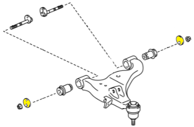 _ Camber Adjustment Nut No 2 Genuine 1999-2015