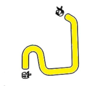 _ 5VZ 3.4L Heater Hose Genuine 1994-1998 T100