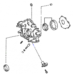 _ 2UZ 4.7L Oil Pump AISIN 1998-2005
