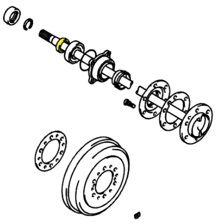 _ Rear Inner Wheel Bearing Retainer 1978-2004