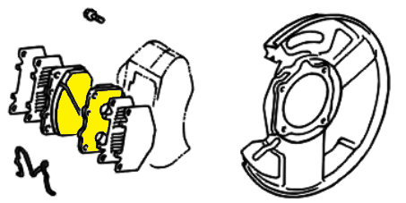 _ Front Brake pads Genuine 2000-2014