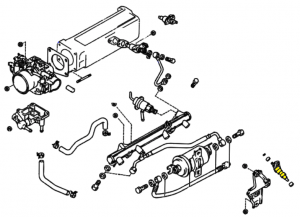 _ 22RE 2.4L Fuel Injector Genuine 1989-1995