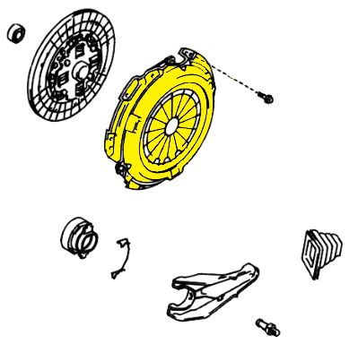 _ 22RE 2.4L Clutch Cover Assembly Remanufactured Genuine 1988-1992