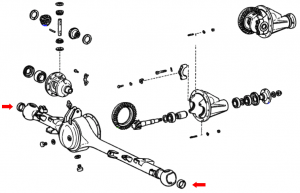 _ Front Inner Axle Seal Genuine 1979-1990