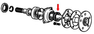 _ Rear Outer Wheel Seal Genuine 1982-2000