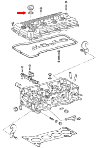 _ Oil Filler Cap Gasket Genuine 2007-2023