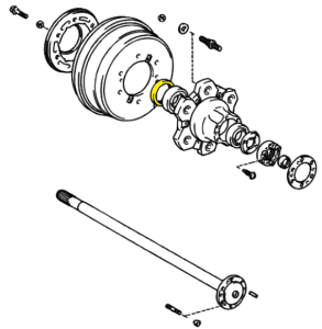 _ Front Hub Seal Genuine 1975-1998