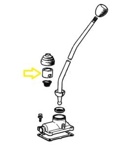 _ L52 Shift Lever Cap Genuine 04/79-07/83