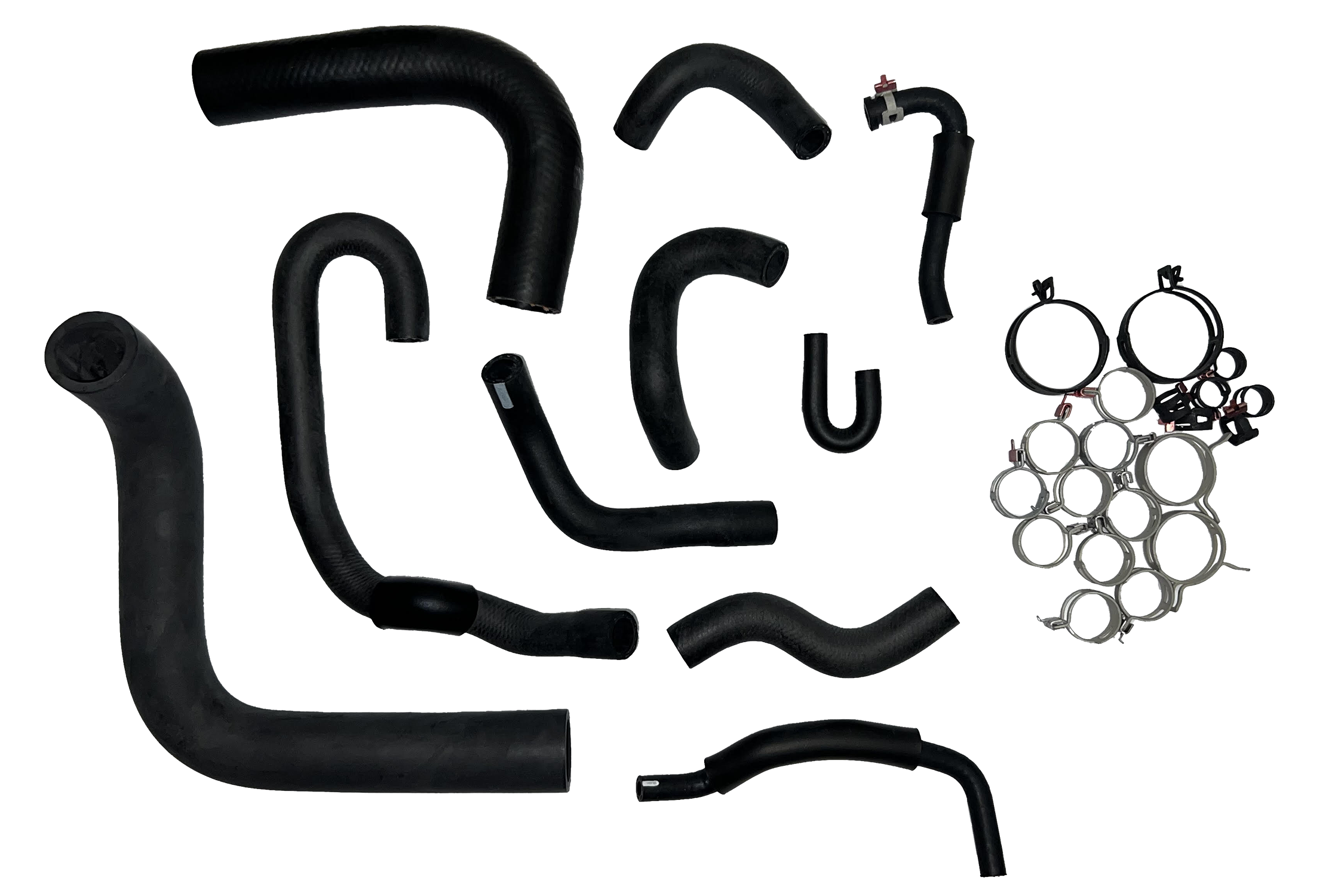 3VZ 3.0L Complete Coolant Hose Kit Genuine 88-95 (NO REAR HEAT)