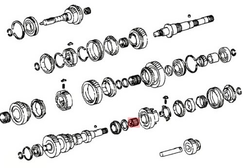 R-Series 5th Gear Needle Bearing