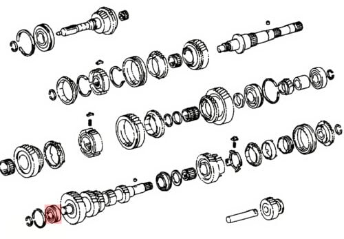 R-Series Countershaft Front Bearing Genuine