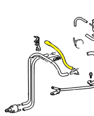 _ 5VZ 3.4L 3RZ 2.7L Idle Up Hose NO. 3 Genuine 1998-2002