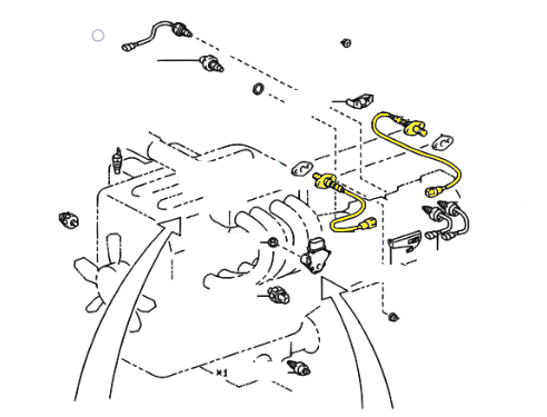 _ 5VZ-FE Oxygen Sensor Genuine 2002-2004