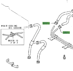 _ Transmission Oil Cooler Line Clamp 1988-2005