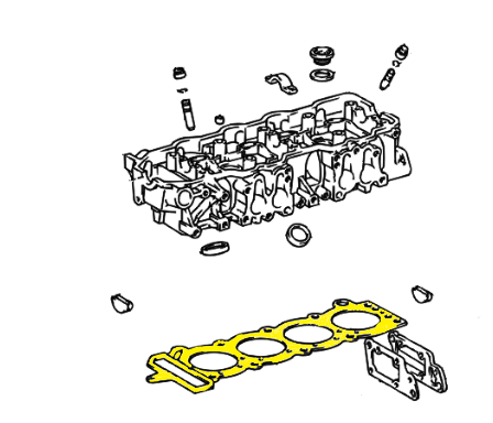 _ 22R 22RE 22RTE 2.4L Cylinder Head Gasket OEM