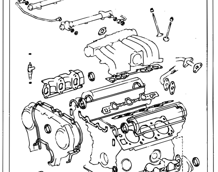3VZ Engine Overhaul Gasket