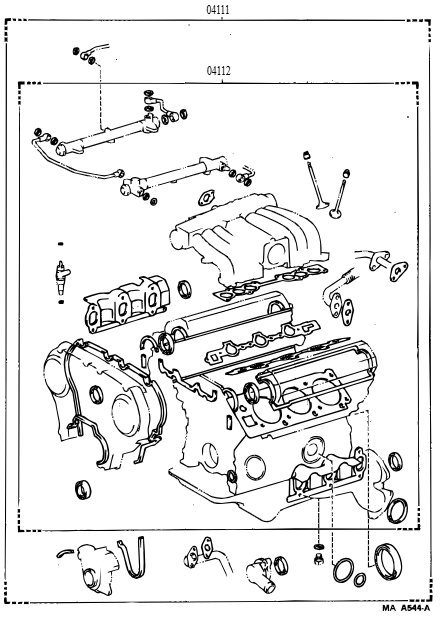 3VZ Engine Overhaul Gasket