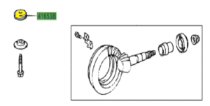 _ Toyota Genuine 2UZ-FE Stopper Differential Mount (Upper)