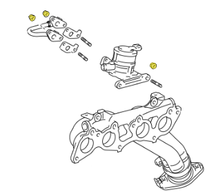 _ Genuine Manifold Air Injection Nut 2002-2025