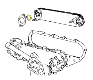 _ Genuine 3B Oil Cooler O Ring 1988