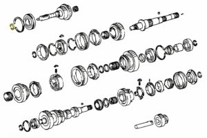 _ Snap Ring Input Bearing to Input Shaft Genuine
