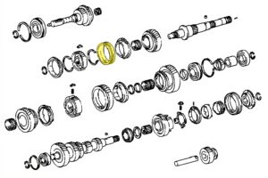 _ R-Series 3rd-4th Gear Transmission Hub Sleeve Genuine