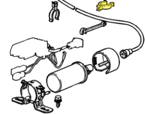 _ Genuine Fuel Tank/Hose Clamp 1981-1987