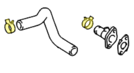 _ Genuine Toyota Radiator Inlet Hose Clamp 1984-1998