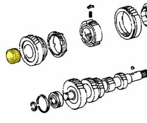 _ R-Series Needle Roller Bearing for 2nd Gear