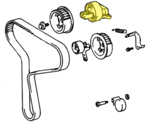 _ 3VZ 3.0L Timing Belt Idler Pulley KOYO 1987-1995