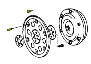 _ Genuine Bolt For Torque Converter 85-95