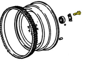 _ Genuine Bolt For Flywheel LC 69-87
