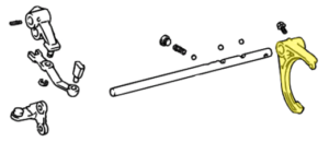 _ R-Series Transmission 5th Shift Fork Genuine 1985-2004