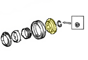 _ 5th Gear Spline Piece Genuine 94-05