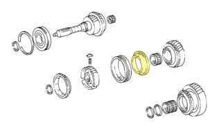 _ Late R-Series Synchro Ring 3rd Gear Genuine 2005-2018