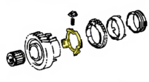 _ R-Series Reverse Synchro Ring Genuine 94-05