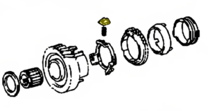 _ R-Series 5th Gear Synchromesh Shifting Key Genuine 94-05