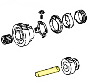 _ R-Series Reverse Idler Gear Shaft Genuine 85-18