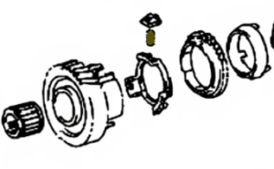 _ R-Series 5th Synchro Key Spring Late Genuine 92-05