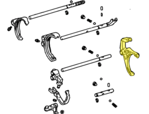 _ R-Series Transmission No 3 Shift Fork Genuine 94-18