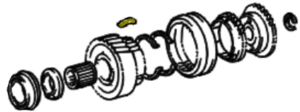 _ R-150 5th Gear Synchro Shifting Key Genuine 94-95