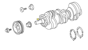 _ 1FZ Crankshaft Key 92-24