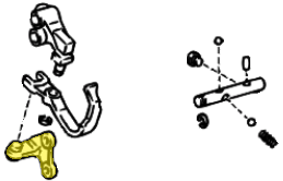 _ R-Series Reverse Shift Arm Bracket Genuine 94-14