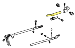 _ R-Series Shift and Select Lever Genuine 03-18