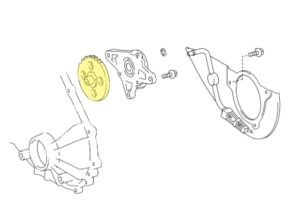 _ Transfer Oil Pump Gear Genuine 03-24