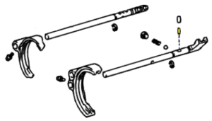 _ R-Series Fork and Rail Straight Pin 86-18