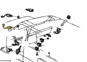 _ Brake Warning Test Switch Assembly Genuine 79-89